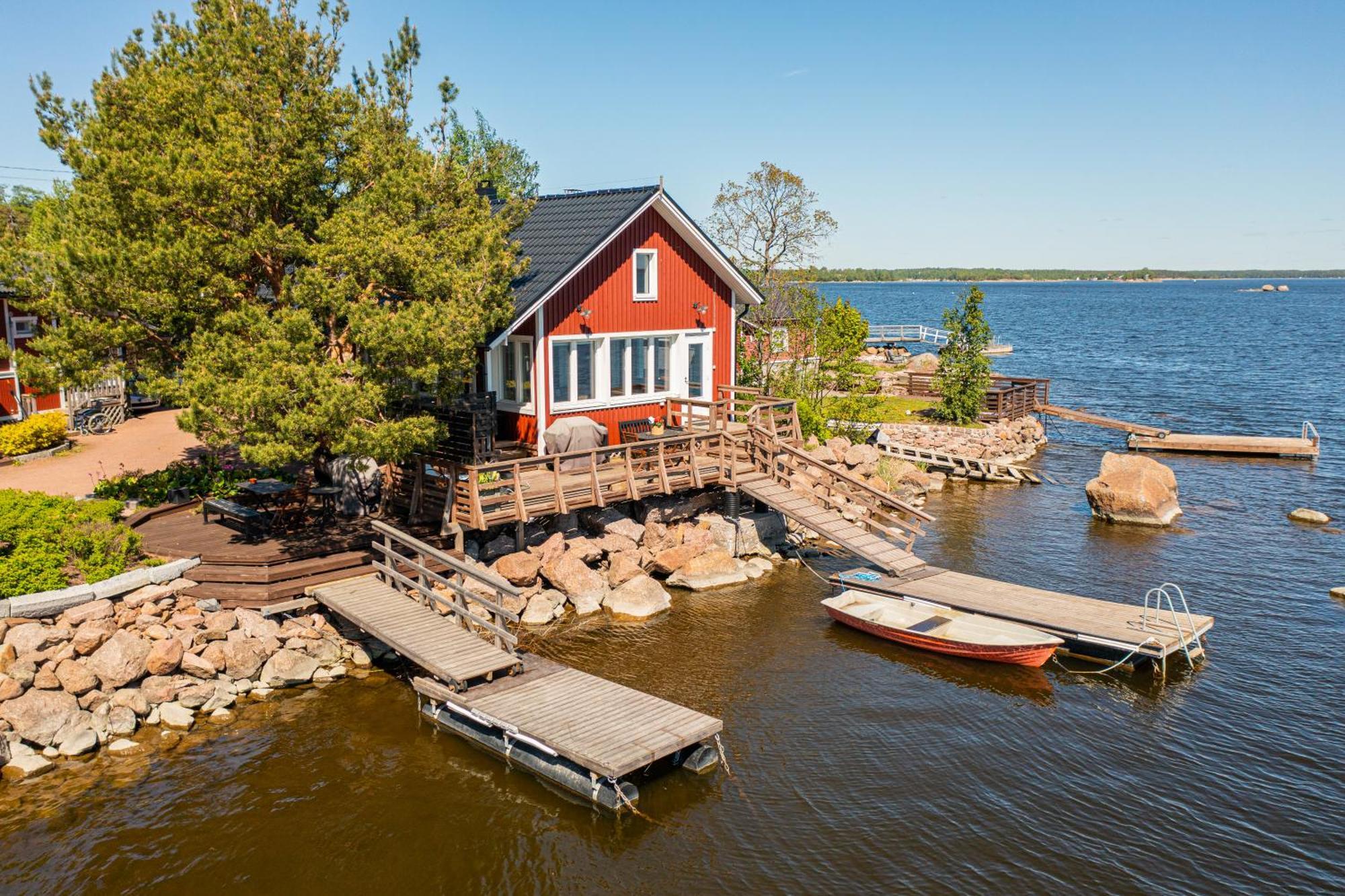 Rantakari Cottage Kotka Bagian luar foto